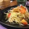 ส้มตำไทยรสชาติดี กุ้งแห้งเค็มไปหน่อย ส่วนถั่วกระจกส่วนตัวรู้สึกเฉยๆ 