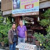 ได้รับเกียตริถ่่ยภาพร่วมกับท่านเจ้าของร้าน
