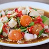ยำหมูยอไข่แดงน้ำปลาร้า ยำหมูยอไข่แดงน้ำปลาร้า