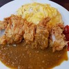 ข้าวแกงกระหรี่ไข่ข้นไก่กรอบ