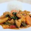 ข้าวราดผัดพริกแกงไก่ ข้าวราดผัดพริกแกงไก่