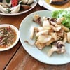 เนื้อขาว เด้งกรอบ สดมากๆ น้ำจิ้มซีฟู้ดอร่อยมาก