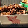 หมูย่าง. (ไม้ละ 10 บาท)