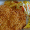 ไก่ชุบเกล็ดขนมปังทอด ไก่ชุบเกล็ดขนมปังทอด
