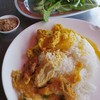 ข้าวลาด2อย่าง​ แกงส้มปลา+ไข่เจียว