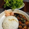 ข้าวหน้าปลาแซลมอนเทริยากิ 180 ฿
