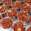 Mix chilli= พริกกรอบ+ถัวลันเตา+ถั่วปากอ้ารัดเอว