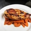 สเต็ก​อกไก่ซอสบัลซามิก