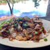 ข้าวผัดฉ่าหมูกรอบใส้อ่อน