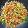 ข้าวผัดรถไฟ (ข้าวผัดซีอิ๊ว)​