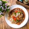 ส้มตำกุ้งสดปลาร้า 