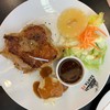 สเต็กไก่+มันบด