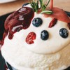 wild berries velvet cream cheese bingsu wild berries velvet cream cheese bingsu