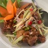 ยำไข่ปลาทอด