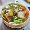 ราคารวมหางปลาเก๋าทอด 450 บาท