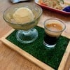 กาแฟร้อนราดไอครีมวนิลา เมนูอัฟกาโต้