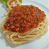 สปาเก็ตตี้ซอสเนื้อ+ชาดำเย็น สปาเก็ตตี้ซอสเนื้อ+ชาดำเย็น