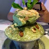 Greentea nuts bingsoo