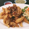 ปลาเห็ดโคนทอดกระเทียม ปลาเห็ดโคนทอดกระเทียม