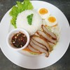 ข้าวคอหมูย่างจิ้มแจ่วไข่มะตูม ข้าวคอหมูย่างจิ้มแจ่วไข่มะตูม