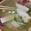 ข้าวต้มปลาอินทรีย์สดๆ ปลา 4 ชิ้นราคา 80 บาท