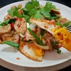 ยำหมูยอ(อุบล)ไข่ดาวกรอบ ยำหมูยอ(อุบล)ไข่ดาวกรอบ