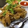 เนื้อปลาเห็ดโคลนทอดกระเทียม