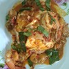 ข้าวราดไข่ลาวาต้มยำกุ้ง ข้าวราดไข่ลาวาต้มยำกุ้ง
