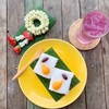 ข้าวเหนียวตัดสูตรโบราณ ถึงกะทิมากอ่ะ ข้าวเหนียวนุ่มมาก ป้าแข ตลาดรังสิต