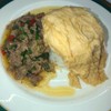 ข้าวกะเพราหมู + ไข่ครอบ + ซุป ข้าวกะเพราหมู + ไข่ครอบ + ซุป