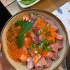 Salmon toro & ikura don