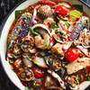 ยำรวมทะเลไข่แดงเค็ม (ปูม้า กุ้งสด หอยแครง หมูยอ) ยำรวมทะเลไข่แดงเค็ม (ปูม้า กุ้งสด หอยแครง หมูยอ)