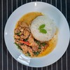ข้าวกะเพราขาหมู ข้าวกะเพราขาหมู