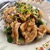 กะเพราหมูชิ้น