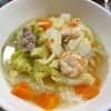 ข้าวต้มกุ้ง+หมูสับ