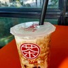 ชานมข้าวหอมน้ำตาลดำ 