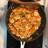 กุ้งผัดผงกะหรี่