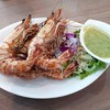 กุ้งลายเสือย่าง จานนี้ 500