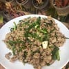 หมูสับผัดต้นหอมพริกไทยดำ