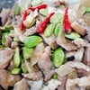 หมูผัดกะปิสะตอ หมูผัดกะปิสะตอ