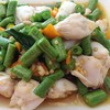 เนื้อปูผัดพริกสด