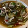 ยำนัวกุ้งสดใส่ปลาร้า