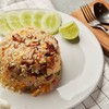 ข้าวผัดคอหมูย่าง