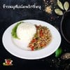 ข้าว+หมูสับผัดพริกขี้หนู ข้าว+หมูสับผัดพริกขี้หนู