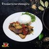 ข้าว+กะเพราคอหมูย่าง ข้าว+กะเพราคอหมูย่าง