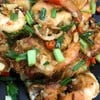 กุ้งคั่วพริกกระเทียม