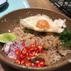 ข้าวผัดกากหมูพริกสดไข่เค็ม