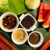 Different types of Filipino side dip. 