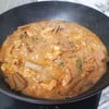 แกงไก่บ้านกับหยวกกล้วยป่า