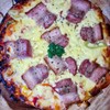 Black pig bacon pizza